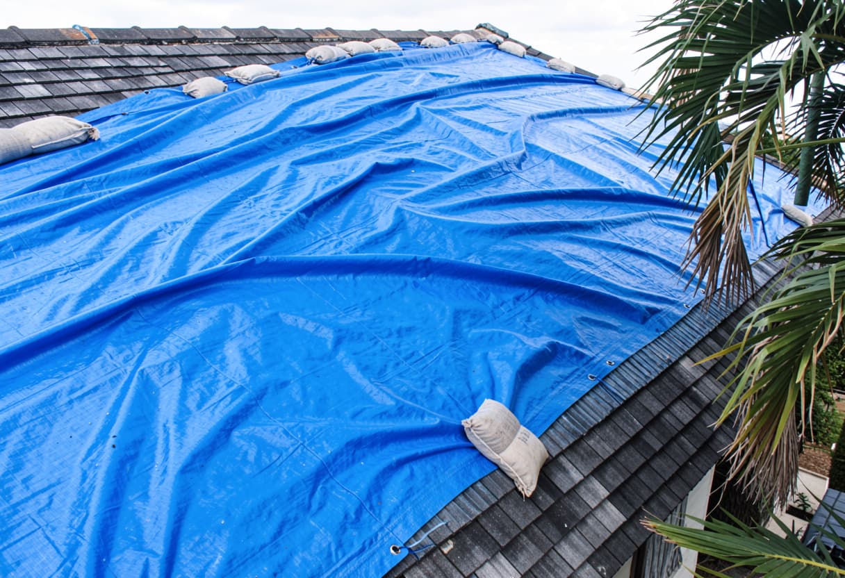 Emergency tarping category visual